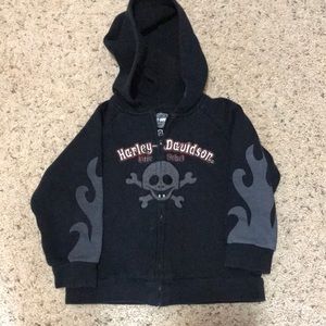Harley Davidson skull hoodie